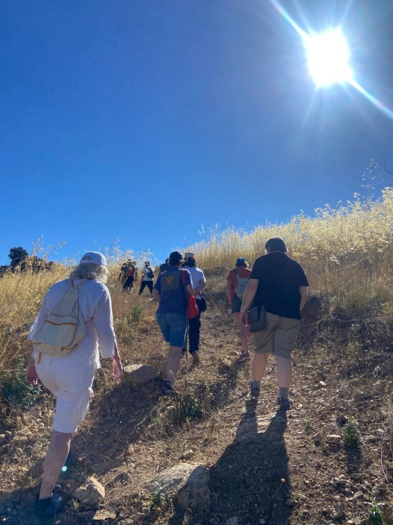 Paseo segundo aniversario del incendio, en julio de 2024