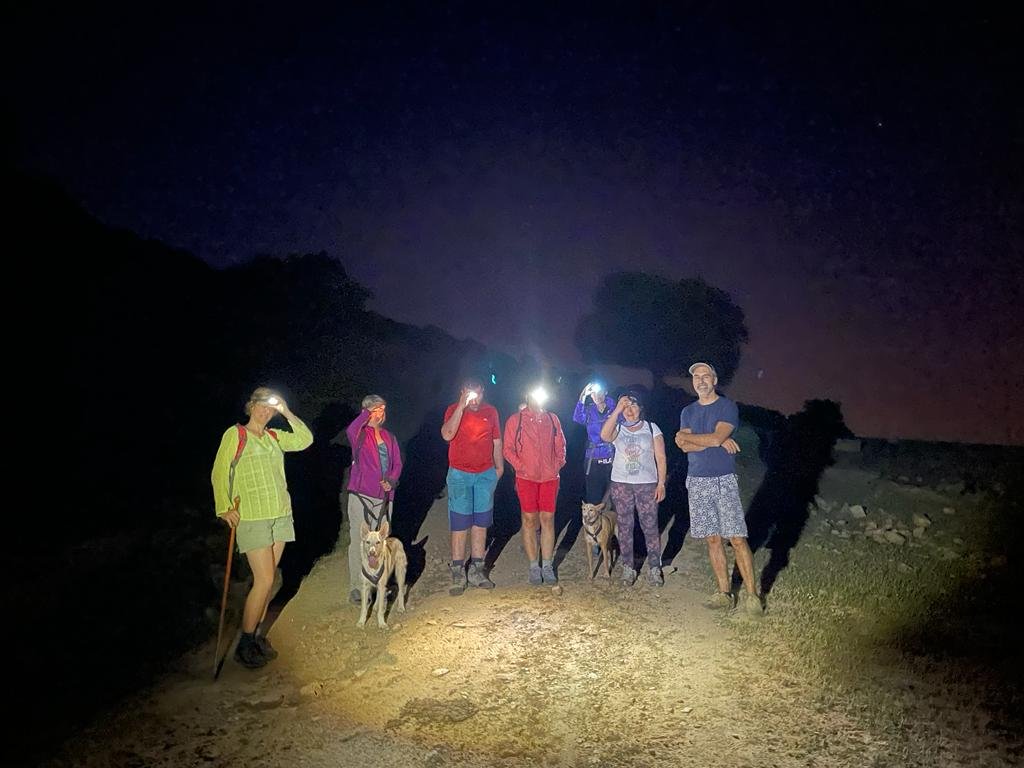 Paseo nocturno por el primer aniversario del incendio